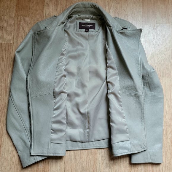 Johnston & Murphy Leather Moto Jacket - Picture 5 of 7